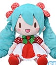 Character Vocal Series 01: Hatsune Miku Fuwa Petit Plüschfigur Hatsune Miku x Love and Berry Dress Up and Dance! Lovely Strawberry 40 cm