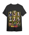 Dragon Ball Z T-Shirt Characters Schwarz