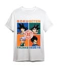 Dragon Ball Super T-Shirt Goku, Goten, Trunks, Vegeta Weiß