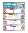 Hello Kitty and Friends Schuletiketten American Diner Version