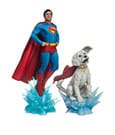 Superman (2025) Premium Format Statuen Superman 61 cm & Krypto 23 cm Bundle (2)