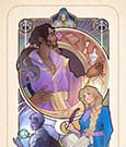 Critical Role Kunstdruck Matthew Mercer: 10th Anniversary Art Nouveau Illustrations 46 x 28 cm - ungerahmt