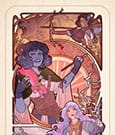 Critical Role Kunstdruck Laura Bailey: 10th Anniversary Art Nouveau Illustrations 46 x 28 cm - ungerahmt