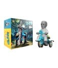 Universal Monsters Super Cycles Fahrzeug The Mummy (Light Grey w/ Blue Trike)