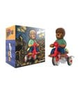 Universal Monsters Super Cycles Fahrzeug The Wolf Man (Brown w/ Red Trike)