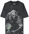 The Witcher Wild Hunt T-Shirt Geralt Washed Größe L
