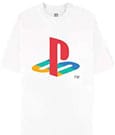 PlayStation T-Shirt Logo White Loose Fit