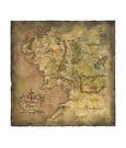 Herr der Ringe Kunstdruck Parchment Map of Middle-earth 59 x 30 cm