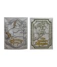 Herr der Ringe Geschirrtuch 2er Pack Green Dragon & Prancing Pony 69 cm