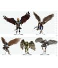 D&D Icons of the Realms Minifiguren Aarakocra-Schwarm 20 cm