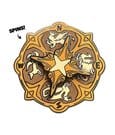 Quincy's Tavern Ansteck-Pin Compass 5 cm