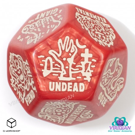 Q Workshop - Monster Generator Die: Red&Beige