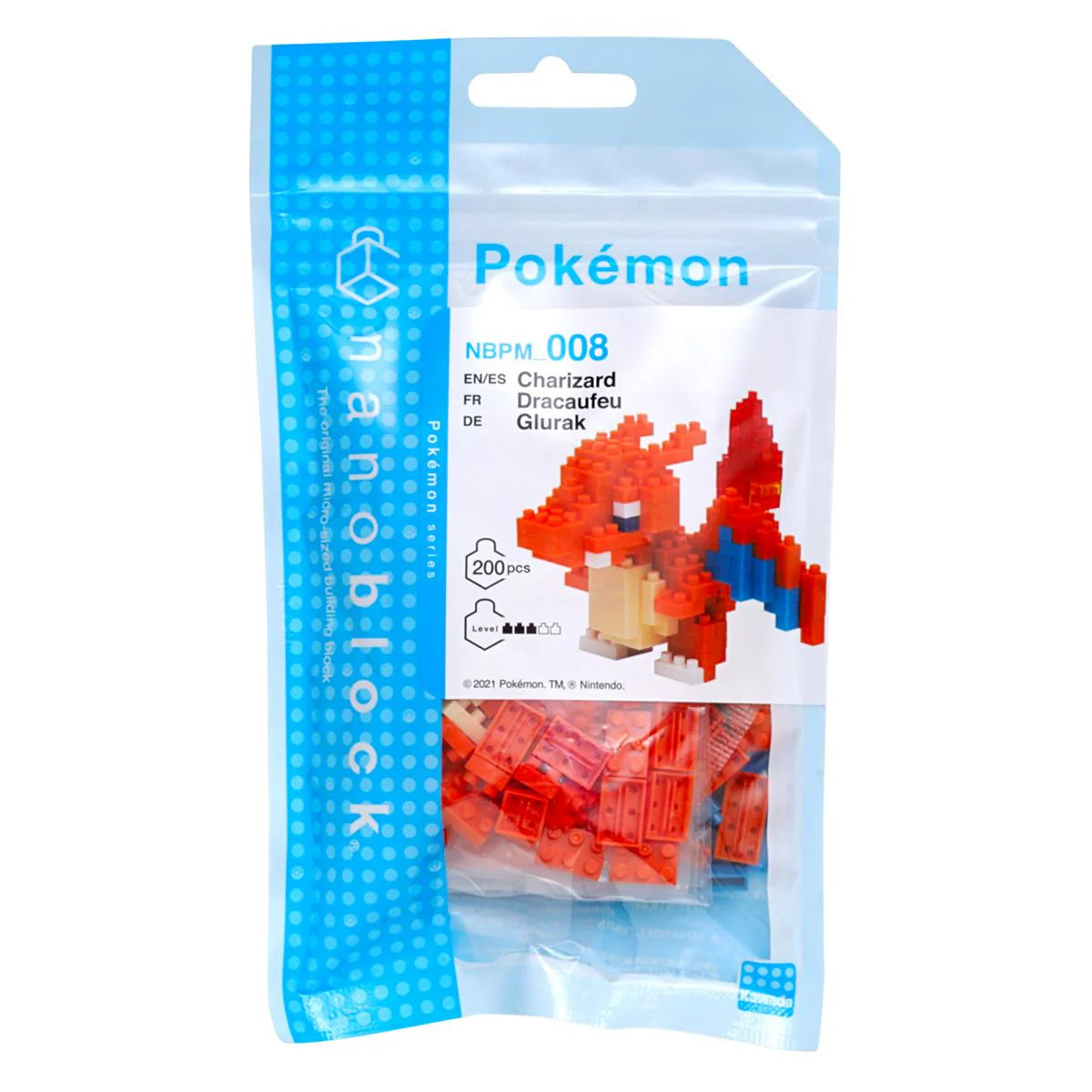 Nanoblock Mini series - Pokémon - Charizard / Glurak - NBPM-008