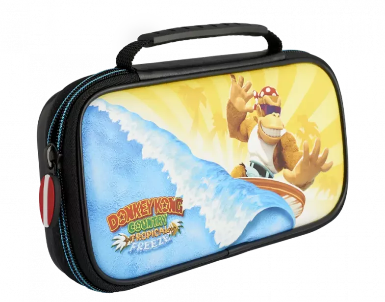 BIGBEN - Nintendo Switch - Transporttasche für die Nintendo Switch™ und Nintendo Switch Lite™ - Mehrfarbig / Donkey Kong Country Tropical Freeze Surfer - NNS52D