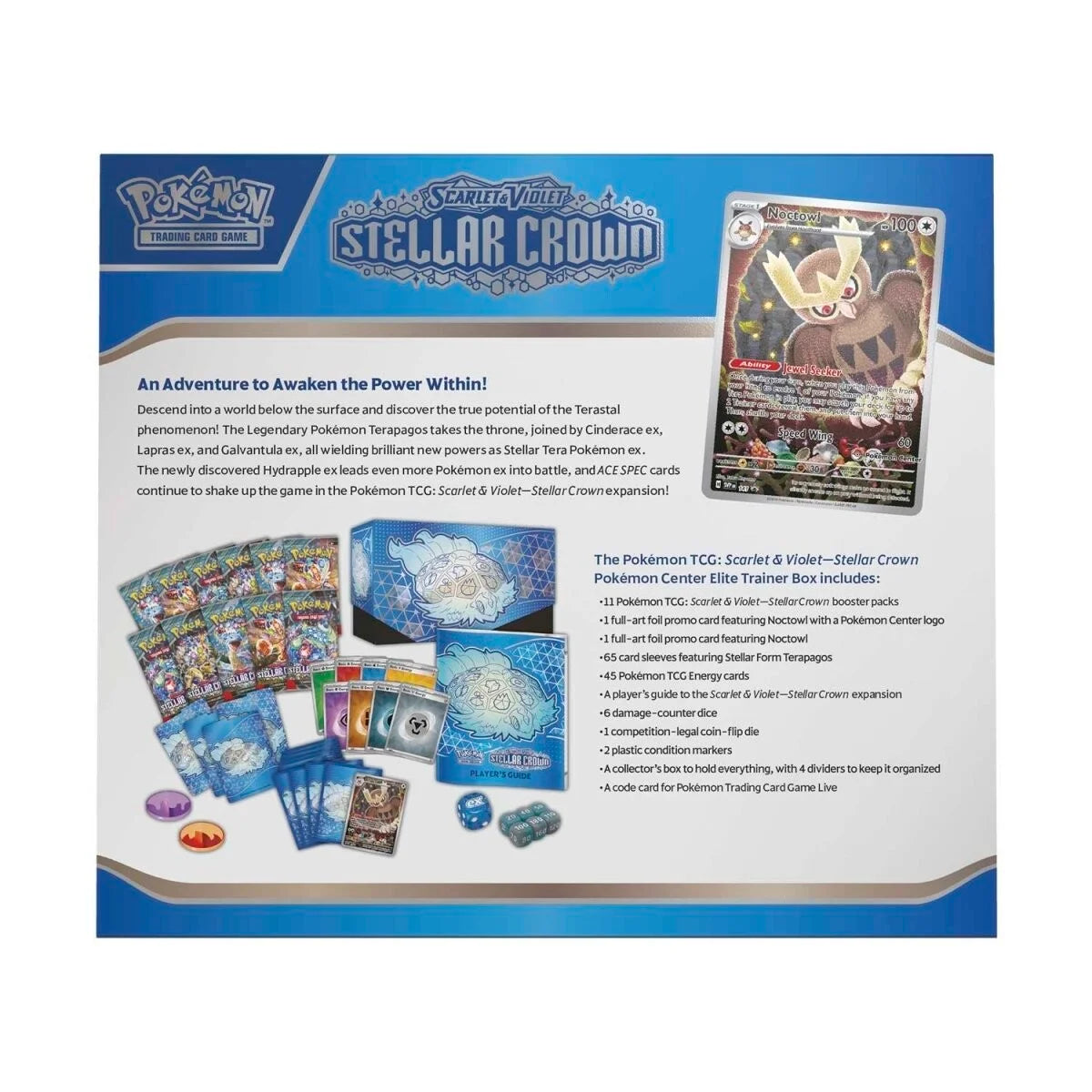 Pokémon (PKM) - Karmesin & Purpur 7 - Stellarkrone - Elite | Top Trainer Box - DE