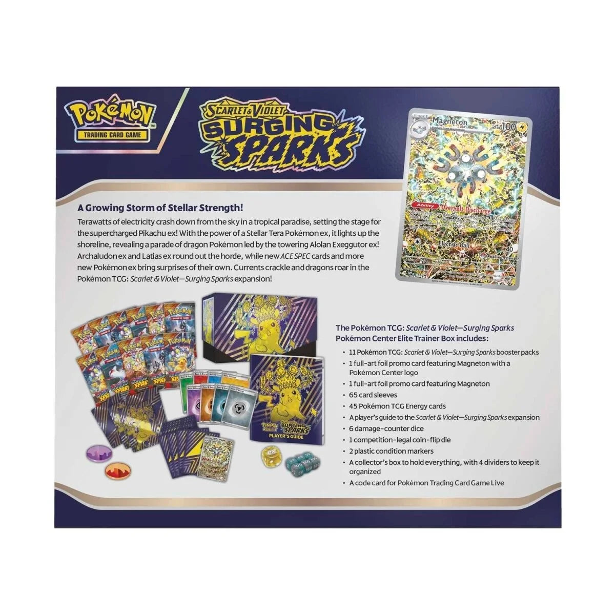 Pokémon (PKM) - Karmesin & Purpur 8 - Stürmische Funken - Elite | Top Trainer Box - DE