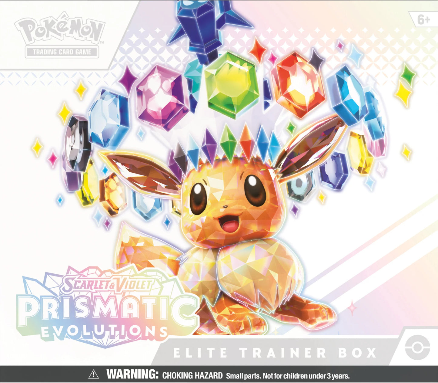 Pokémon (PKM) - Karmesin und Purpur 8.5 - Prismatische Entwicklungen / Prismatic Evolutions - Top Trainer Box - DE