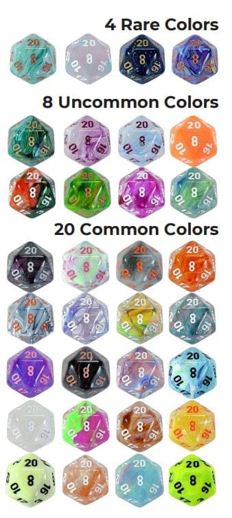 Chessex - Hidden Wonders™ Assorted 7-Die Polyhedral Set