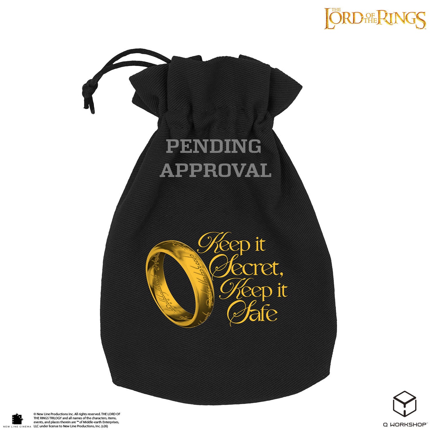 Q Workshop - The Lord Of The Rings: Dice Pouch: One Ring