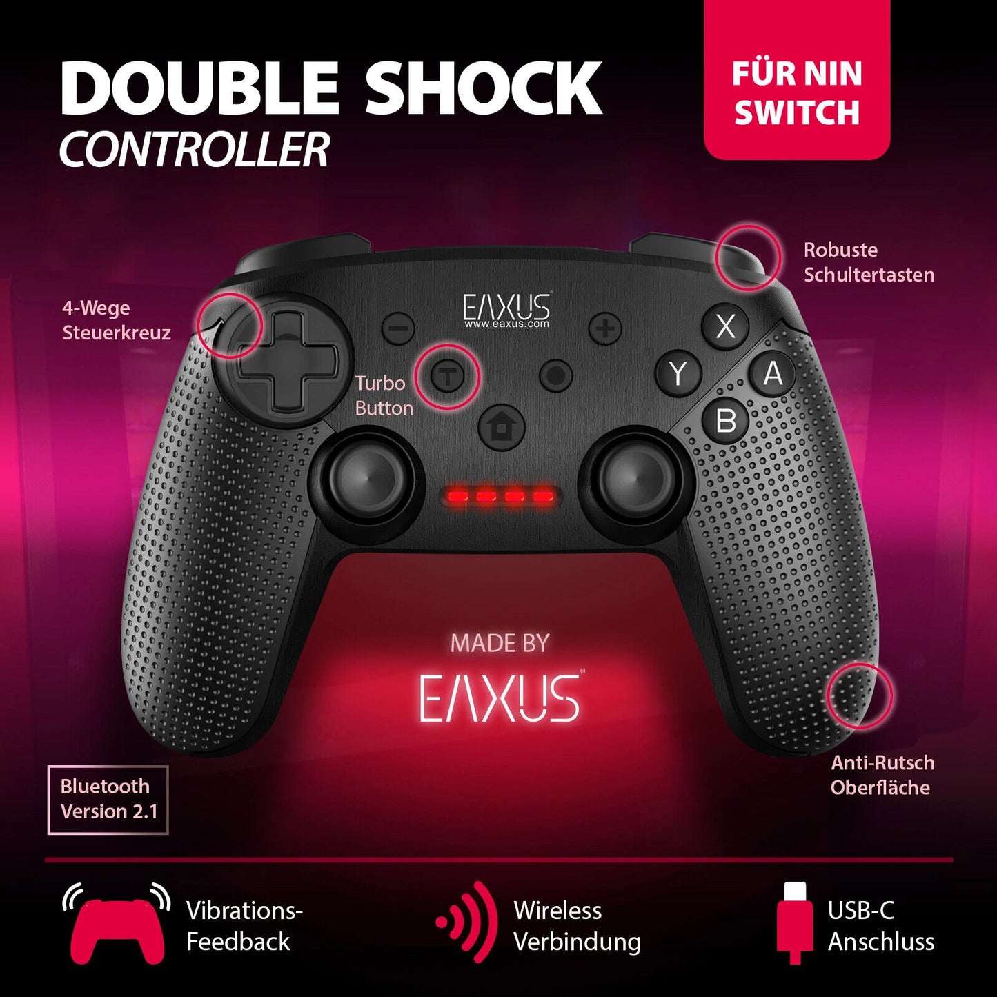 EAXUS - Nintendo Switch - Pro Controller