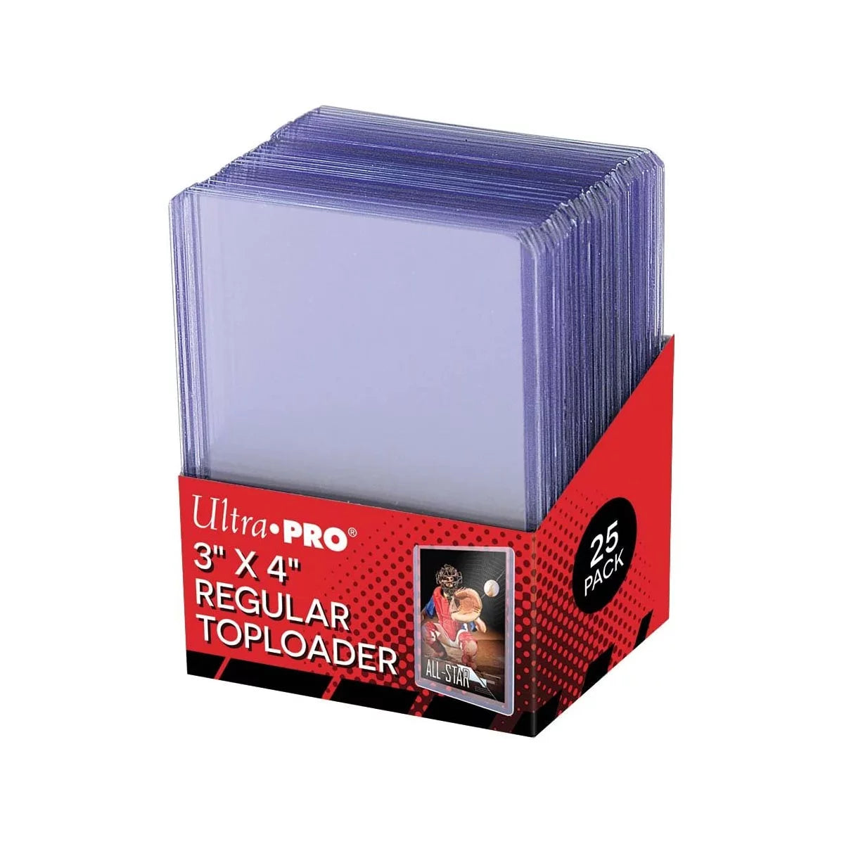 Ultra Pro Regular Toploader (Schutzhüllen) - 25 Stück