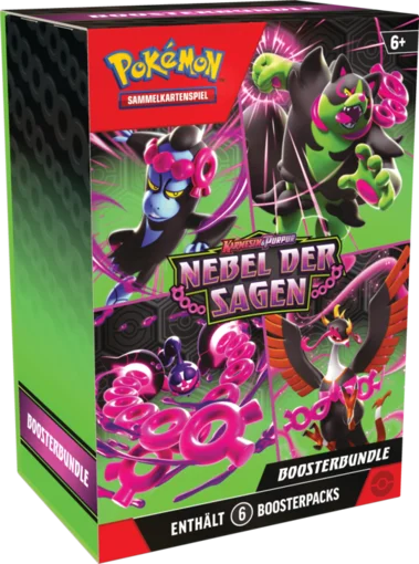 Pokémon (PKM) - Karmesin und Purpur 6.5 - Nebel der Sagen - Booster Bundle - DE