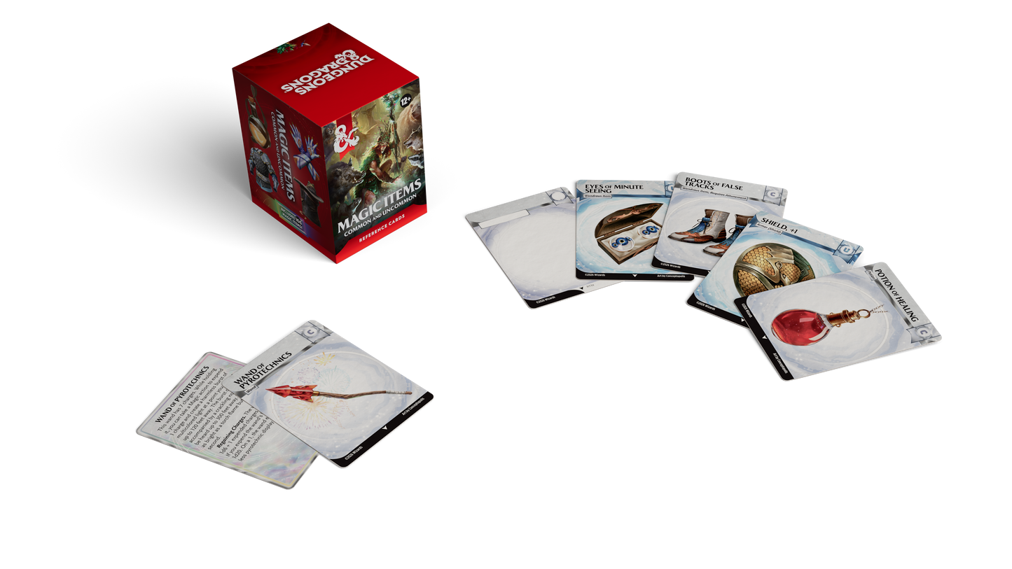 D&D - Trove Reference Cards - Magic Items: Common and Uncommon - EN