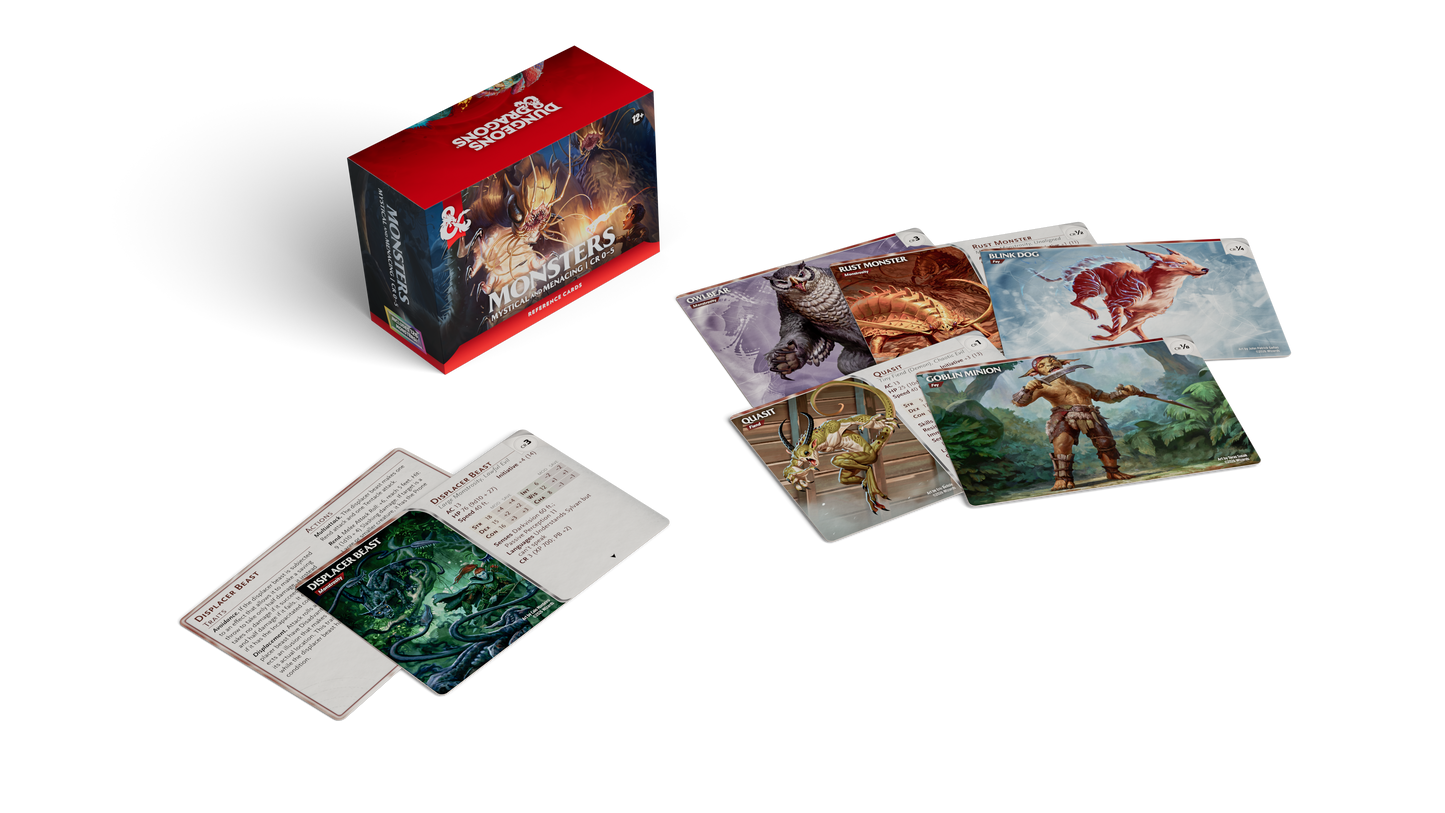 D&D - Trove Reference Cards - Monsters: Mystical and Menacing - EN