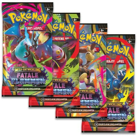 Pokémon (PKM) - Mega-Entwicklung 02 (ME02) - Fatale Flammen - Booster Display (36 Booster) - DE