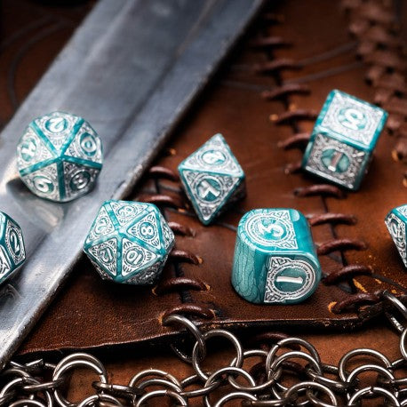 Q Workshop - Viking: Mjolnir 7pc Modern RPG Dice Set
