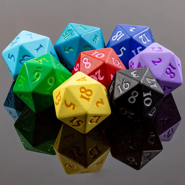 Ultra Pro (UP) - Vivid Heavy Metal Dice - White