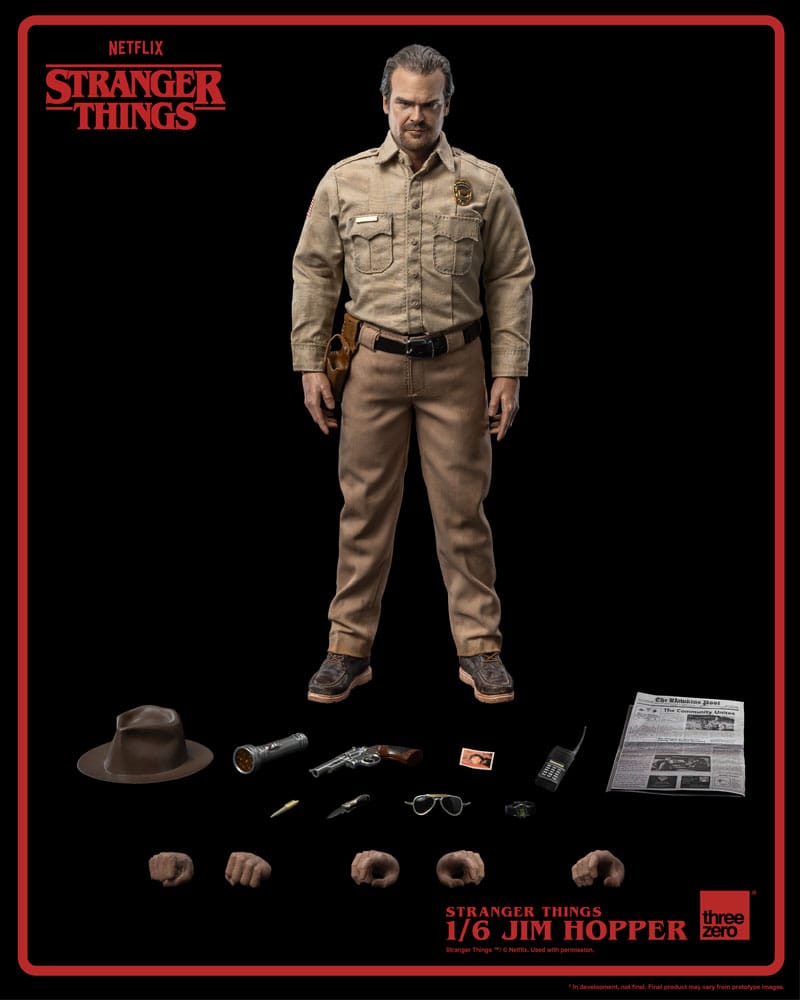 Stranger Things Actionfigur 1/6 Jim Hopper (Season 1) 32 cm