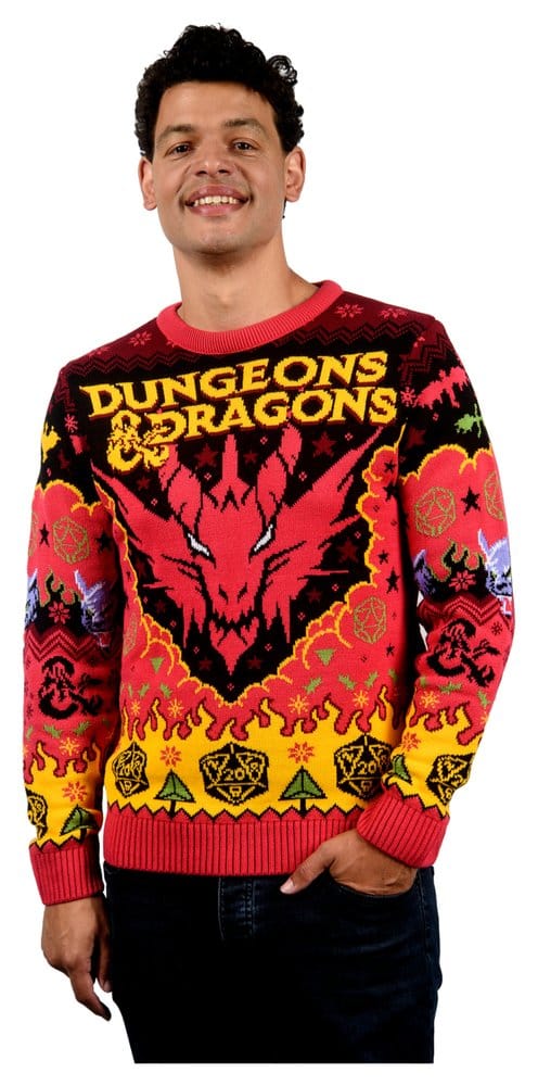 Dungeons & Dragons Christmas Pullover Größe L