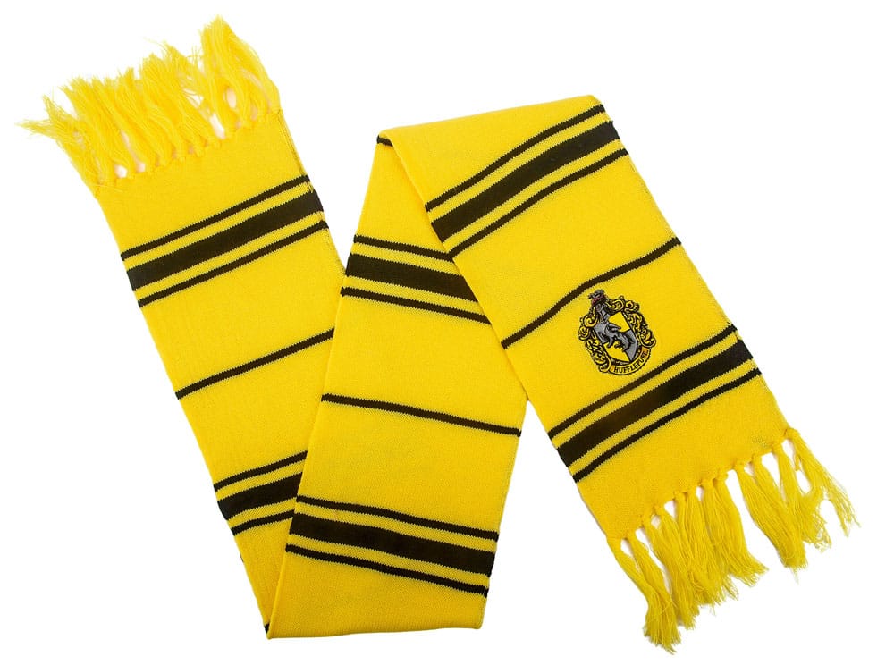 Harry Potter Schal Hufflepuff Thin Stripes (Hanger) 160 cm