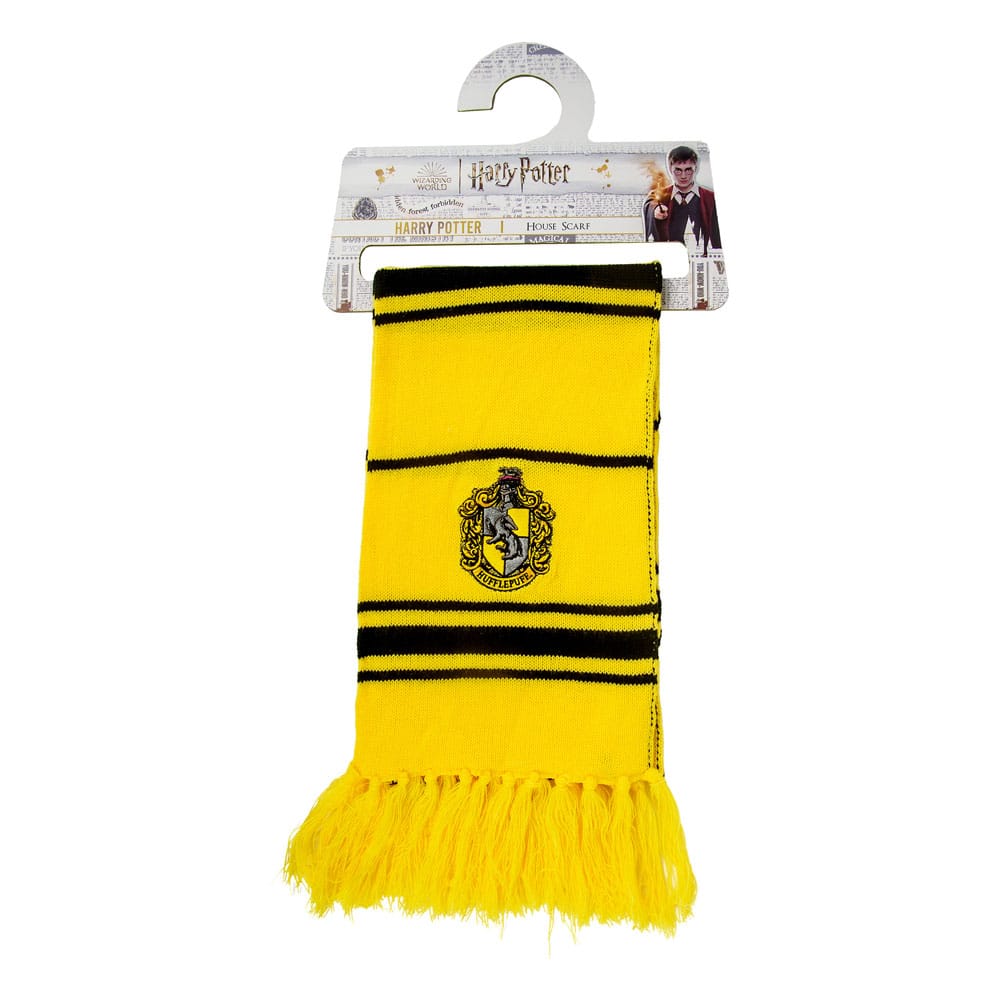 Harry Potter Schal Hufflepuff Thin Stripes (Hanger) 160 cm