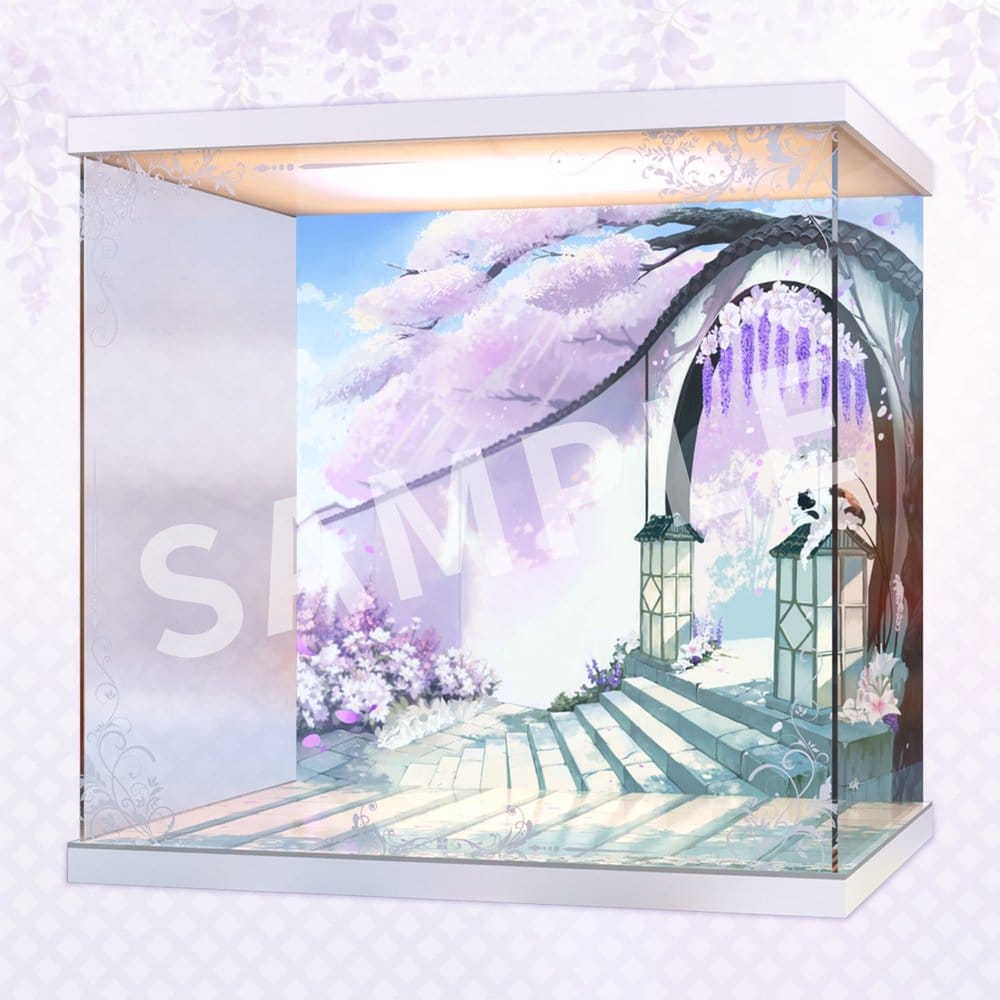 Azur Lane Acryl LED Display Case für Musashi Purest Wisteria Ver. 47 x 37 x 46 cm