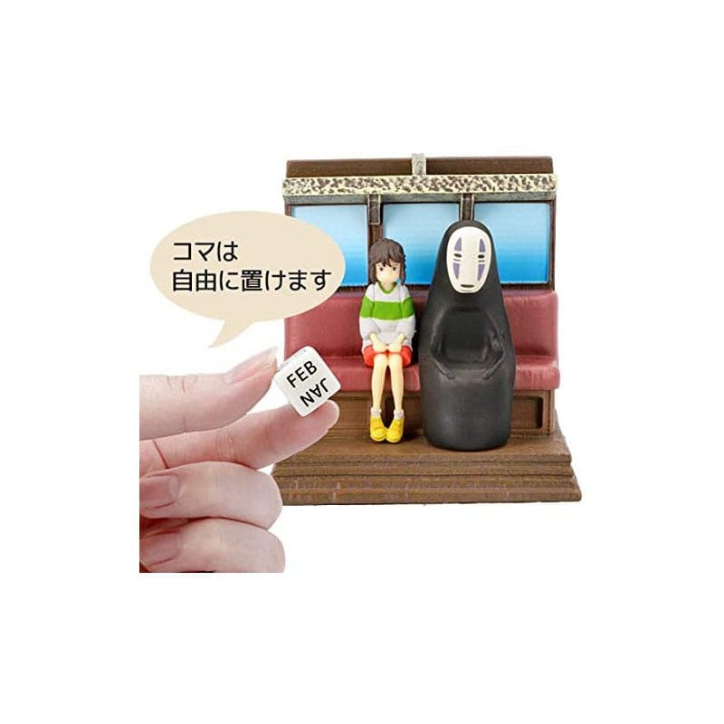 Chihiros Reise ins Zauberland Statue Diorama / Calendar Take Unabara Train 11 cm