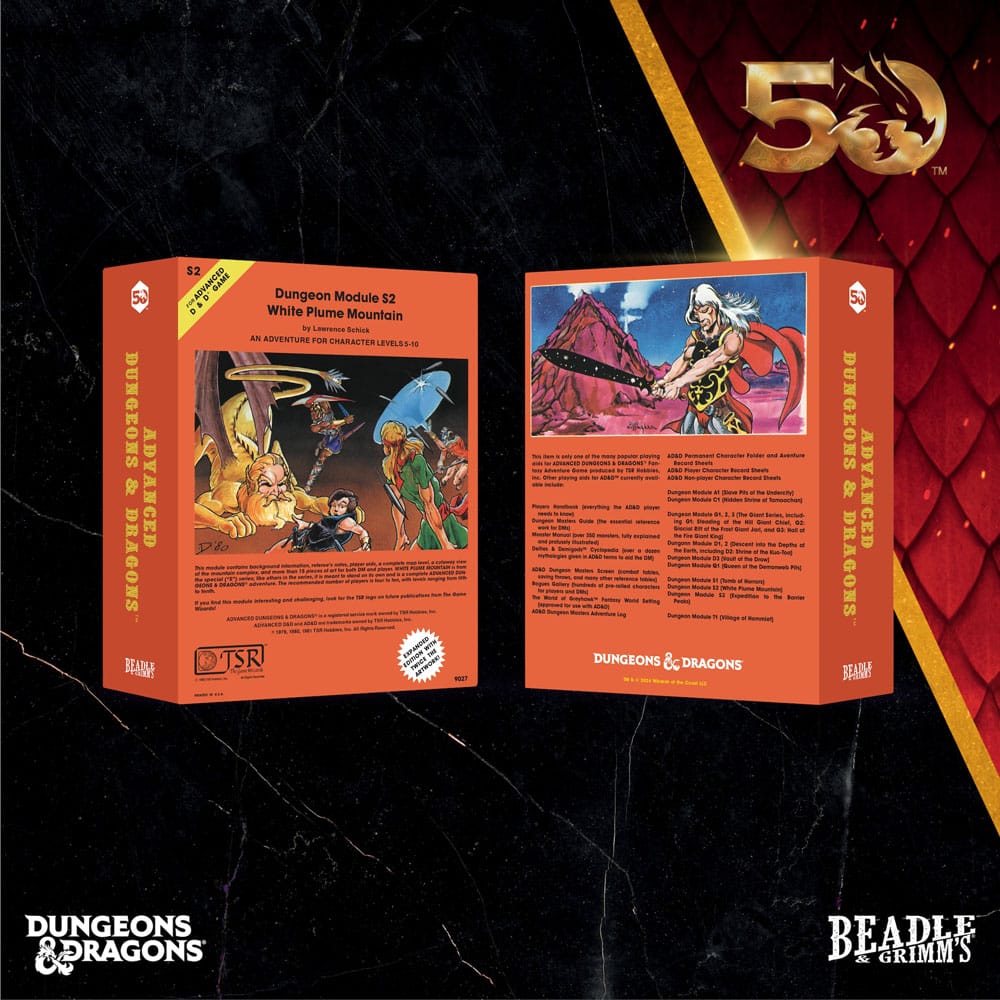 Dungeons & Dragons Classic Module Würfel Set White Plume Mountain (7)