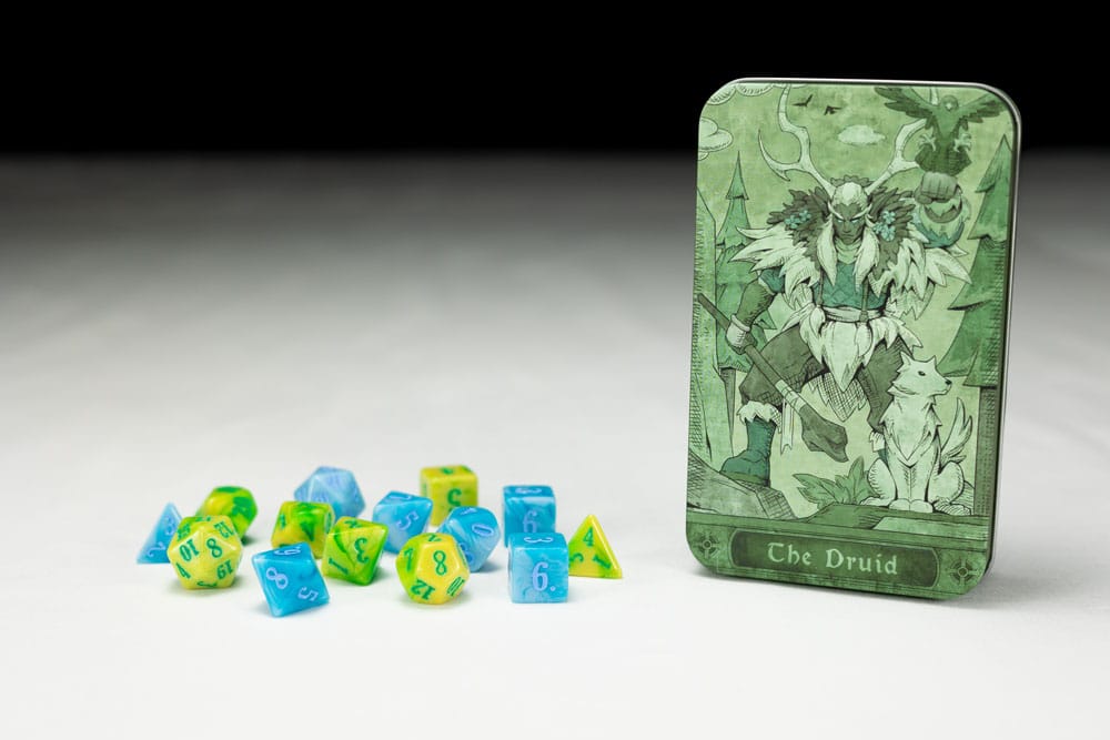 Character Class Classic RPG Würfel Set Druid (14)