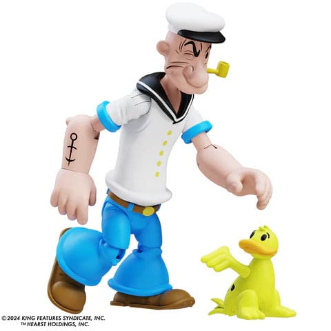 Popeye Actionfigur Wave 03 Popeye 1st Appearance White Shirt