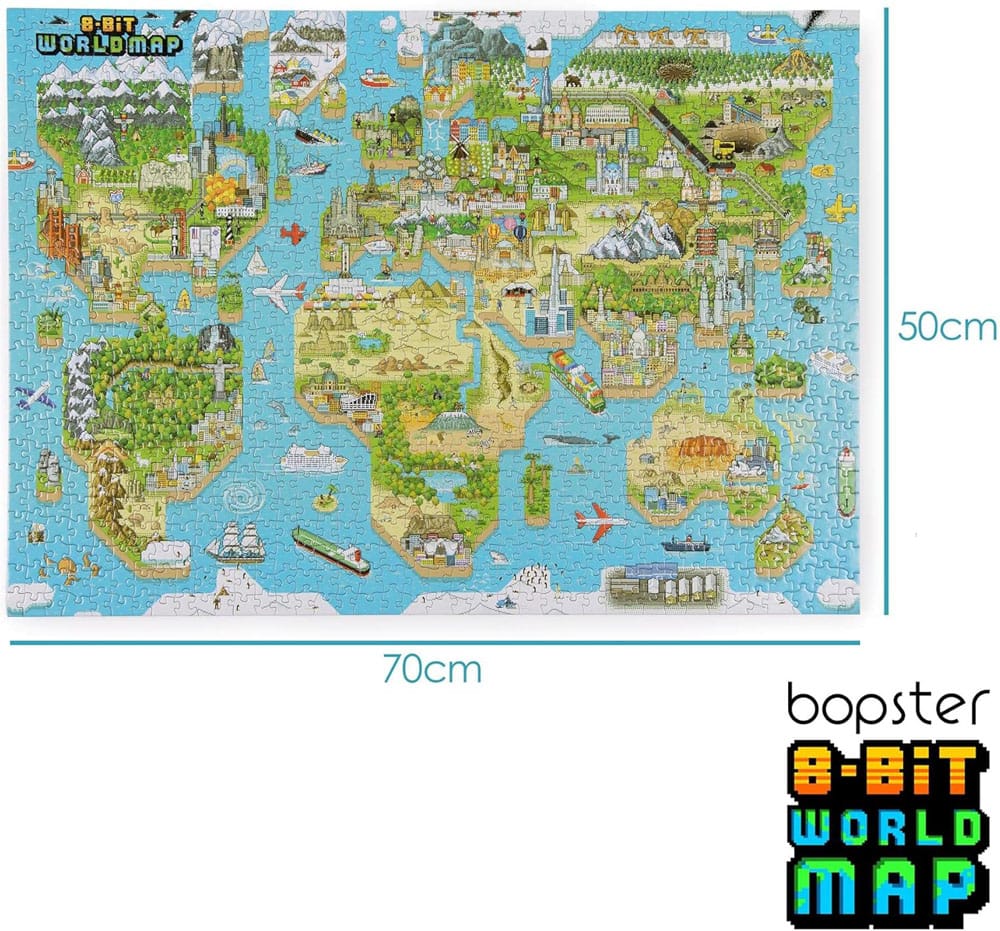 8-Bit Pixel Puzzle World Level 3 1000 Teile