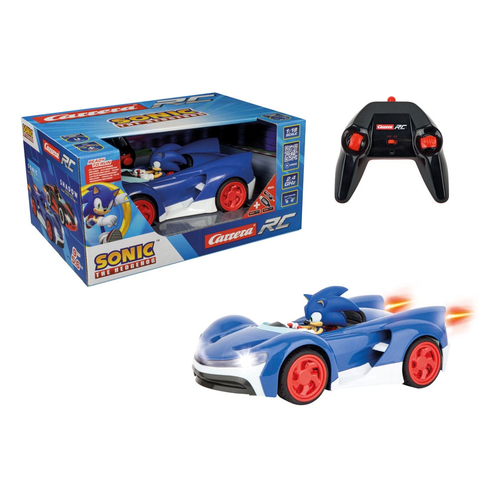 Sonic the Hedgehog Cart RC Ferngesteuertes Auto 1/18 2,4GHz Sonic