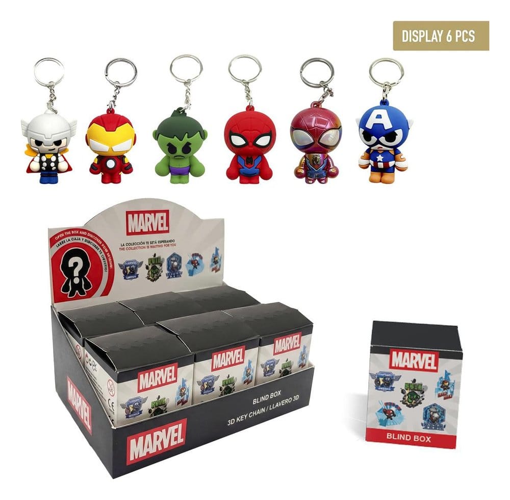 Marvel Avengers Schlüsselanhänger Blind Box Display (6)