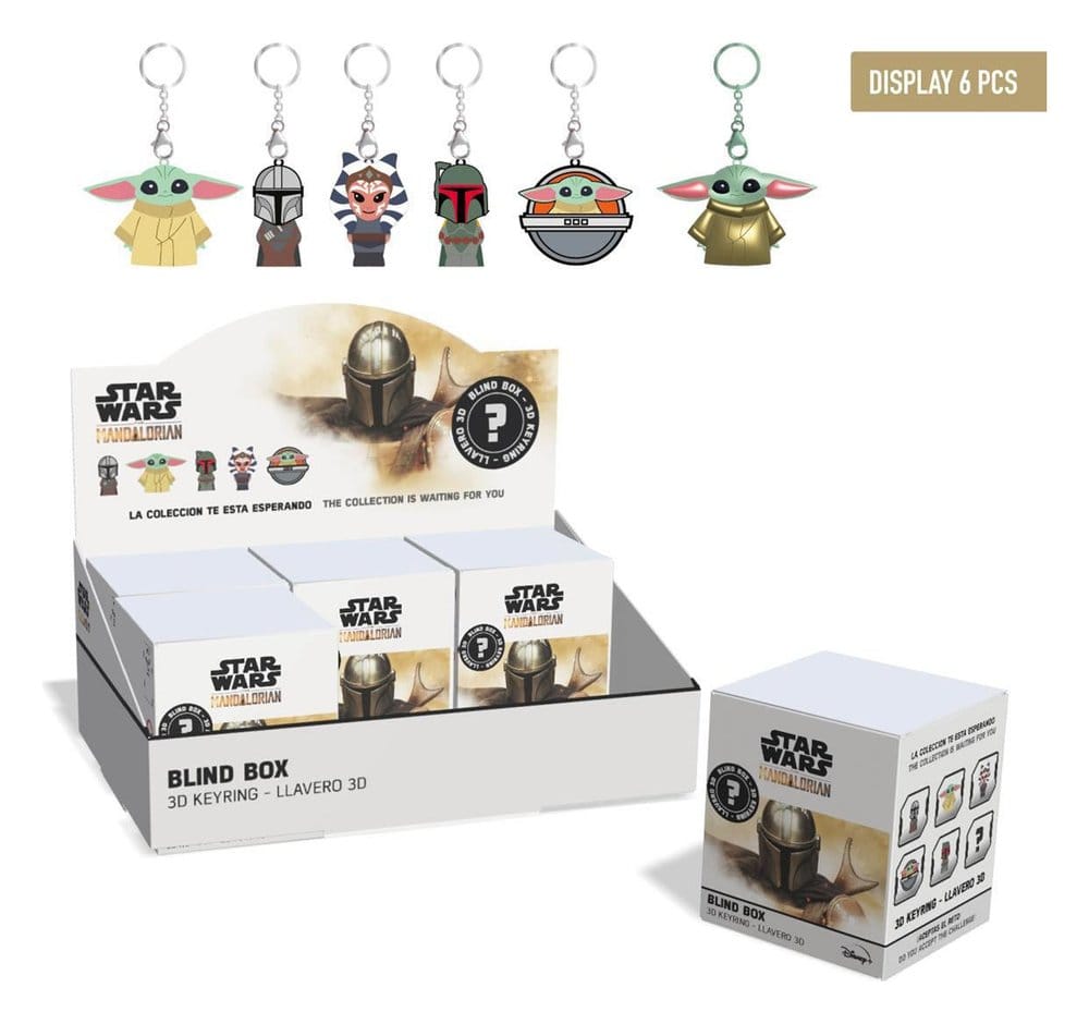 Star Wars Schlüsselanhänger The Mandalorian Blind Box Display (6)