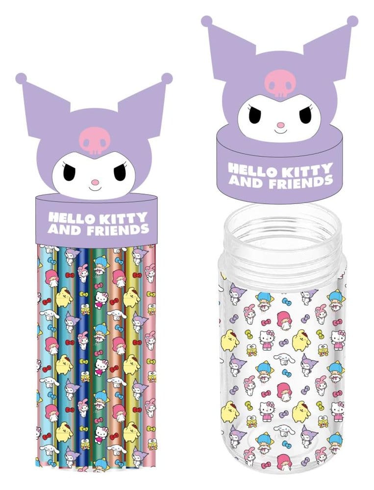 Sanrio Stiftebox mit Zubehör Kuromi