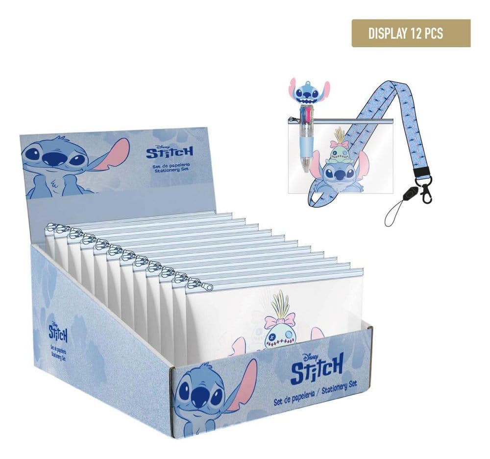 Disney Schreibwaren-Set mit Anhänger Stitch Display (12)