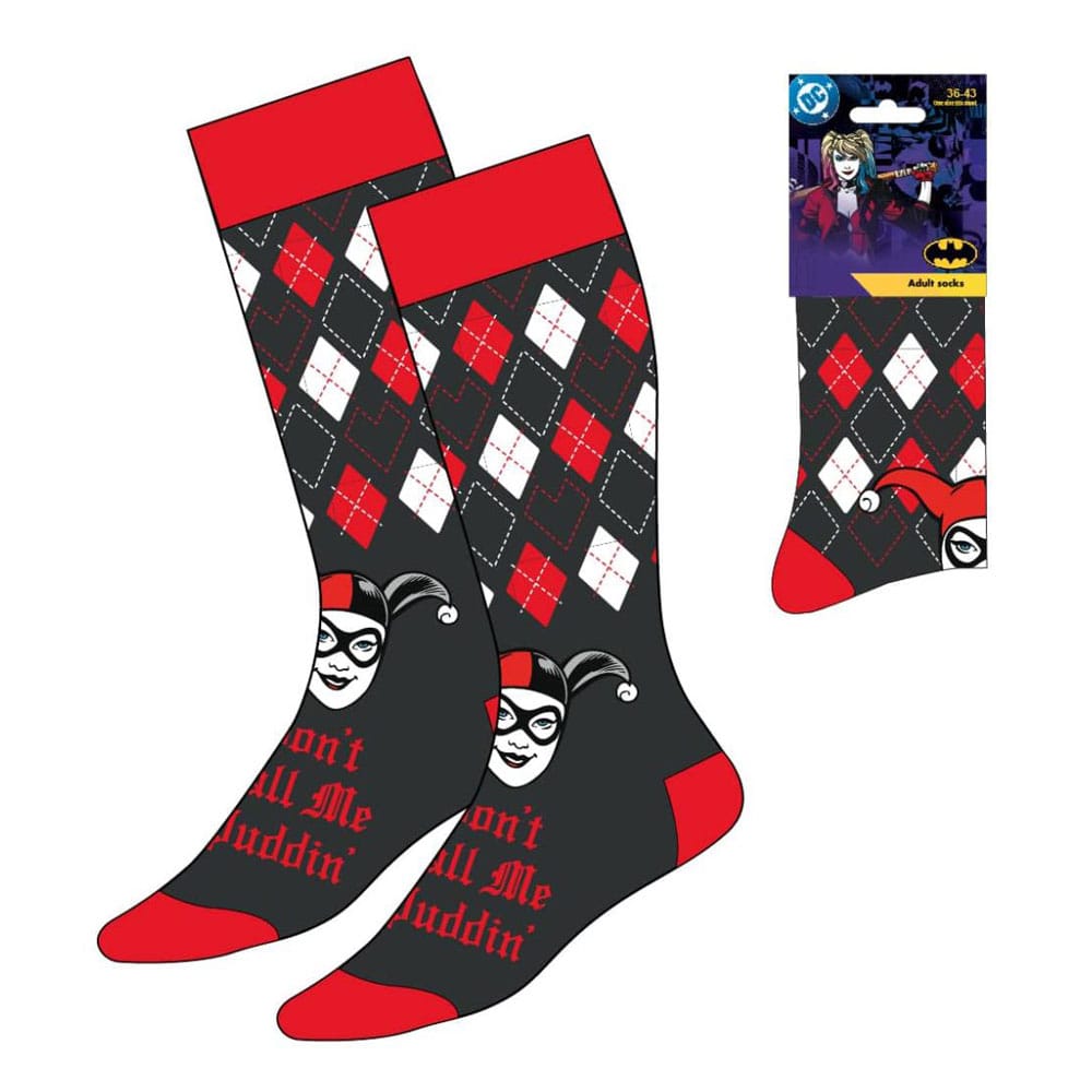 DC Comics Socken Harley Quinn Don´t Call Me Puddin 36-43