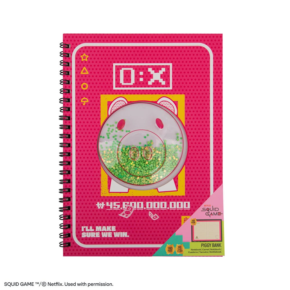 Squid Game Notizbuch Piggy Bank