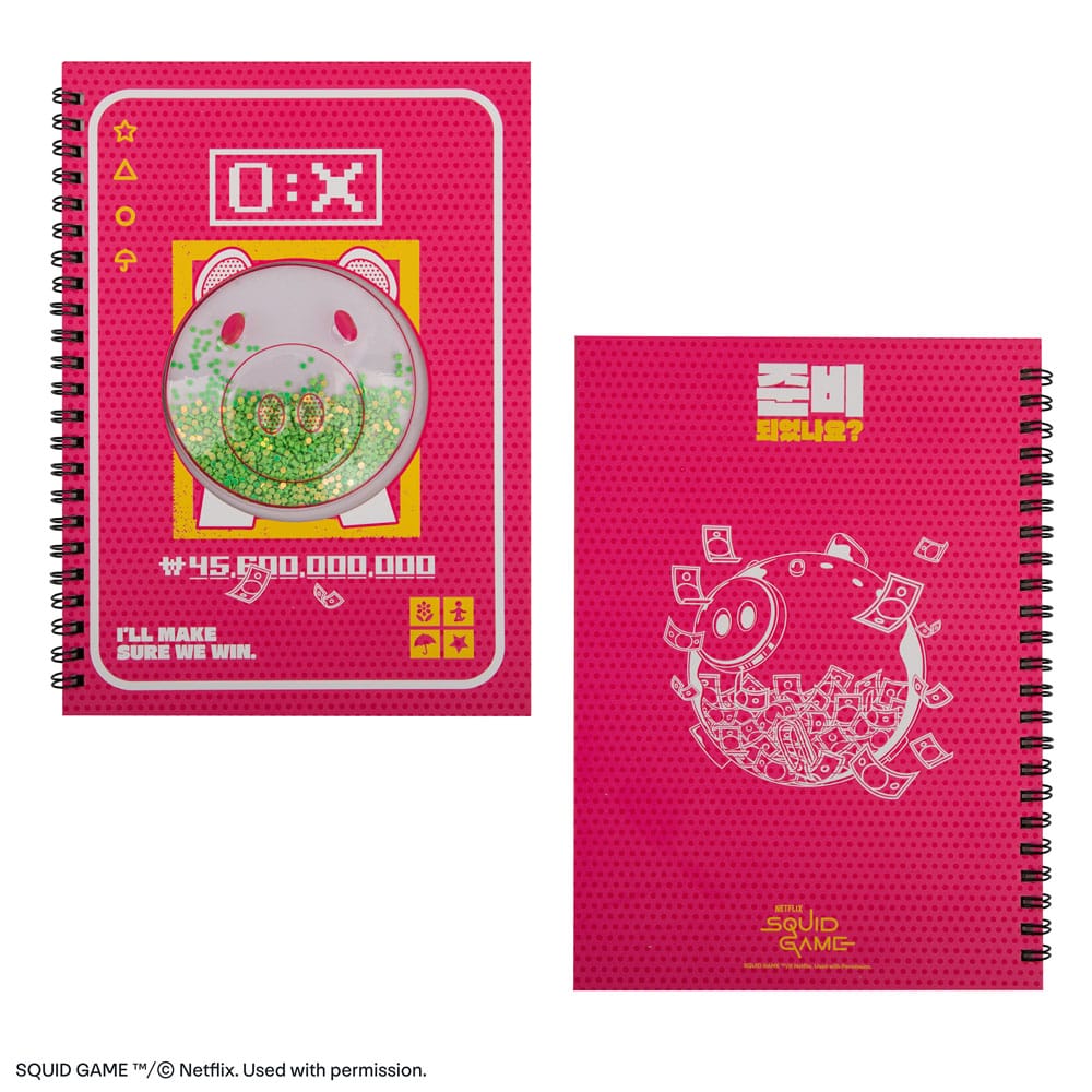 Squid Game Notizbuch Piggy Bank