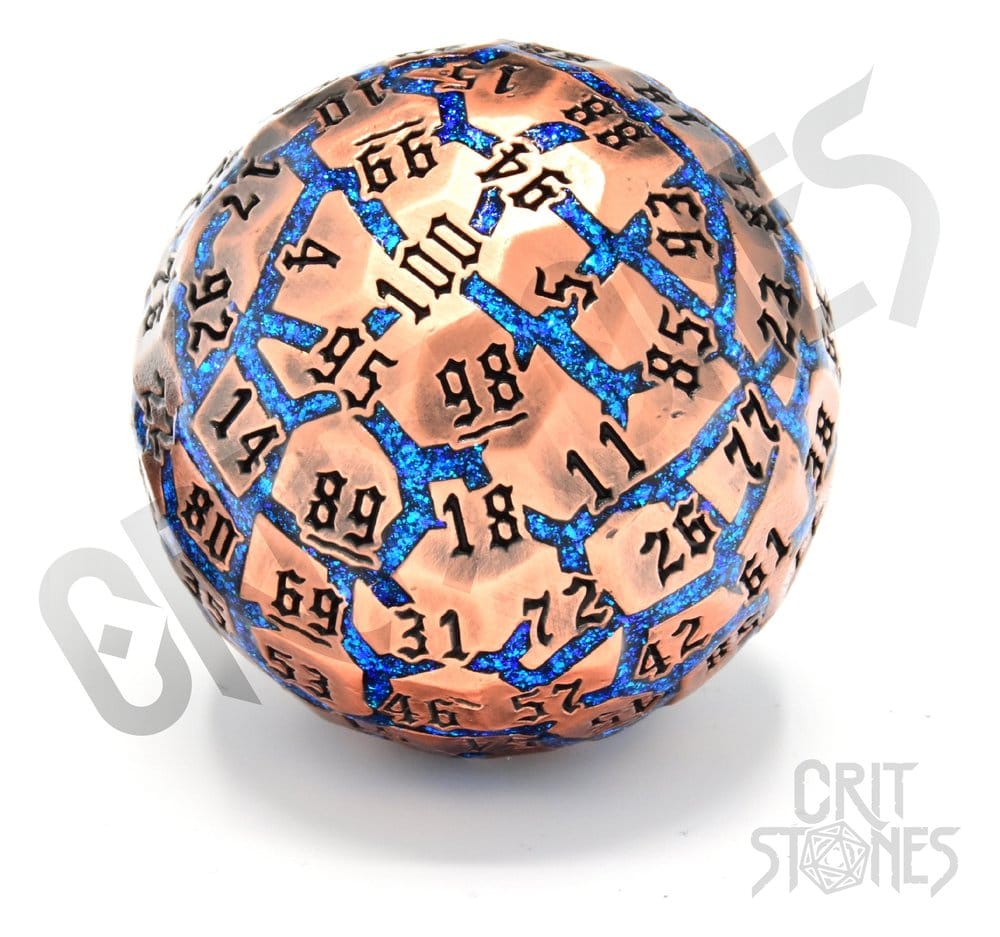 CritStones Metall Würfel D100 Hextech Orb
